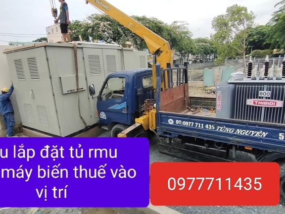 Cẩu lắp đặt máy biến áp Q6 tphcm Cẩu lắp đặt máy biến áp Q6 tphcm